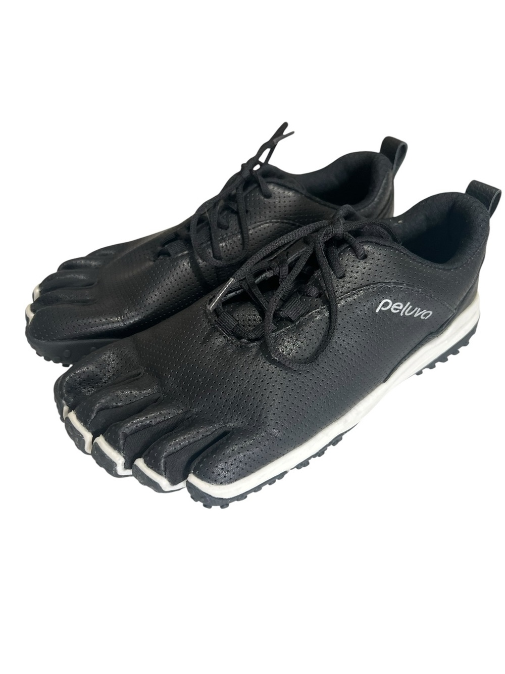 Peluva Men's Apollo Golf Five Toe Zero Drop Black SZ 8.5 Minimalist Barefoot